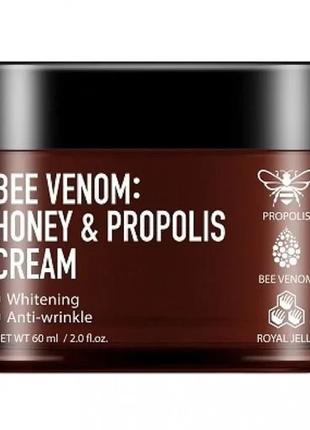 Крем для обличчя з бджолиною отрутою, медом і прополісом BEE V...