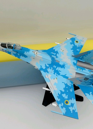 Преміум модель літака Су-27 ЗСУ ВПС масштаб 1:72 метал