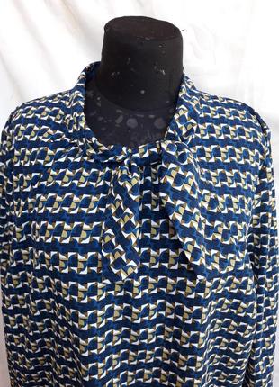 Большая ботал стильная креп шифоновая  блузка блуза tu, 20 размер