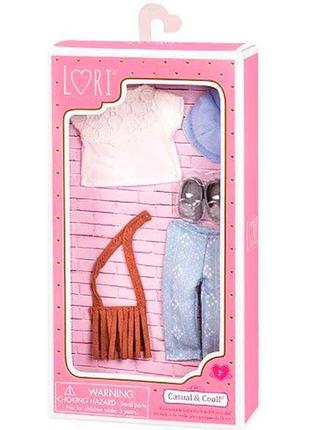 Набір одягу для ляльок lori з сумкою lo30022z
