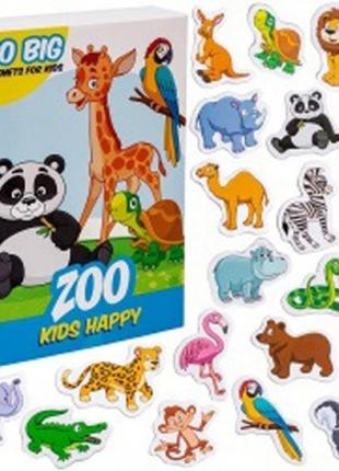 Набір магнітів "щасливі діти зоопарк"на англ.мові