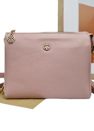Женская летняя сумка искусственная кожа розовый арт.5-1434 pin...