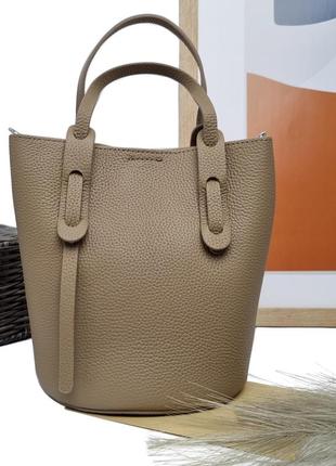 Модная женская сумка через плечо бежевый арт.812-b beige vivav...