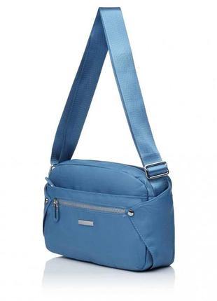 Женская сумка кросс-боди полиэстер голубой арт.7053 blue latit...