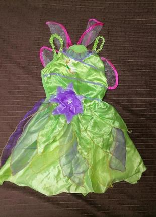 Карнавальное платье костюм динь динь 4-5 лет