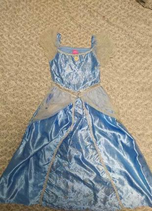 Карнавальное платье костюм золушка 7-8 лет