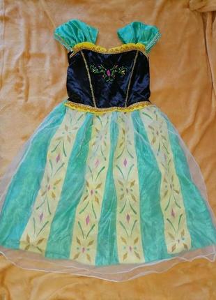 Карнавалье платье костюм анна холодное сердце диснеи 9-10 лет