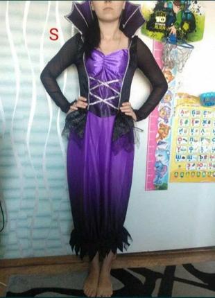 Карнавальный костюм платье ведьма , вампирша аниматор s