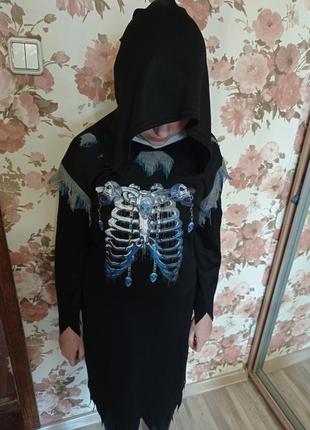 Карнавальный костюм смерть , аниматор хеллоуин хэллоуин до 165 см