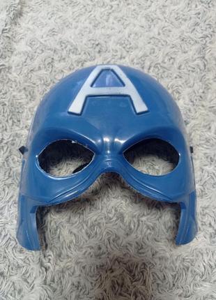 Пластиковая маска капитан америка