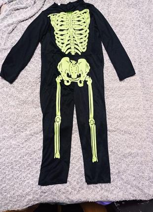 Карнавальный костюм скелет кощей 7-8 лет