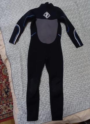 Гидрокостюм неопреновый костюм 3 мм two bare feet 9-10 лет