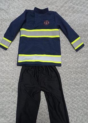 Карнавальный костюм пожарник, спасатель , мчс 3-4 года