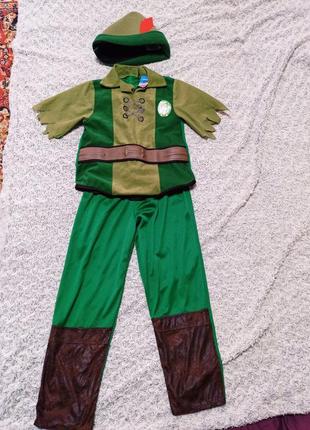 Карнавальний костюм пітер пін 7-8 років disney