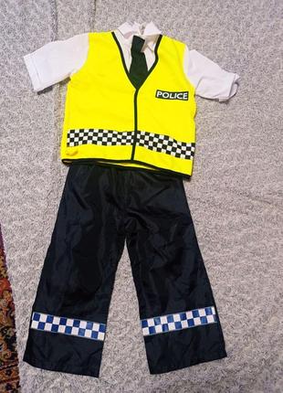 Карнавальный костюм полиция , полицейский 5-6 лет