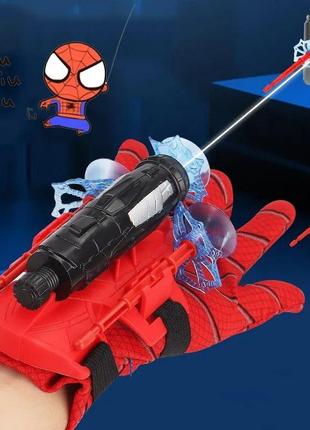 Игровой набор спайдермен перчатка человека паука, стреляющая п...