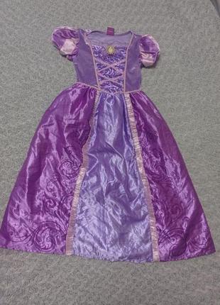 Карнавальное платье рапунцель 7-8 лет