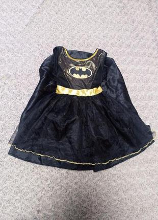 Карнавальный костюм девочка бетмен бэтмен подружка 3-4 года