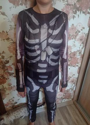 Карнавальный костюм skull trooper fortnite скелет кощей 13-14 лет