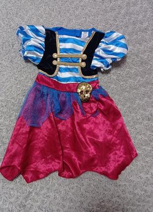 Карнавальный костюм девочка пират, пиратка 3-4 года