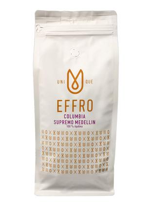 Кофе в зёрнах EFFRO COLUMBIA 1 кг. свежей обжарки, 100% арабика