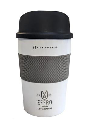 Термокружка EFFRO вакуумная из нержавейки 350мл для кофе и чая...