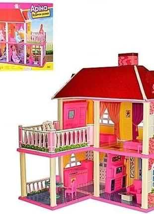 Большой кукольный домик Арина Дом мечты двухэтажный особняк