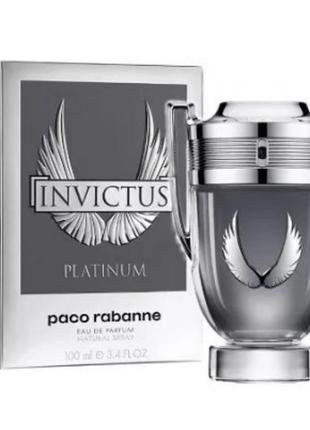 Paco rabanne invictus platinum 100 мл