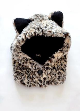 Шапка для взрослых леопардовая hawkins шапочка шарф балаклава ...