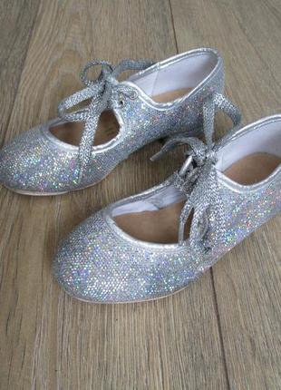 Katz silver (29/ uk 11) танцевальные туфли детские для степа