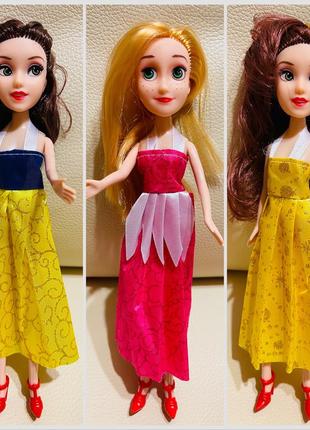 Кукла princess disney, принцесса диснея, 23 см, 3 вида