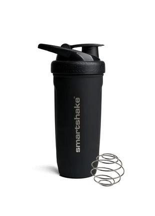 Шейкер спортивний smartshake металевий reforce stainless steel...