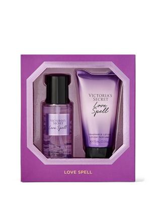 Подарунковий набір love spell victoria's secret duo set gift box.