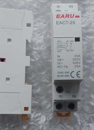 Модульний контактор EARU 2P 25А 2NC 220В