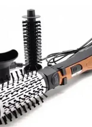Профессиональная фен-щетка для укладки волос 3 в 1 Gemei GM-48...