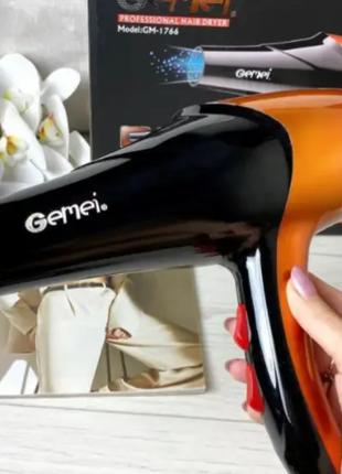 Фен для волосся, Gemei GM-1766, мощный фен 2600W, сушка для во...