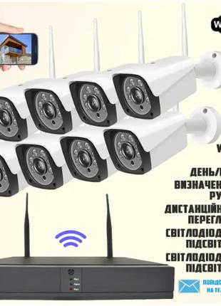 Готовый комплект видеонаблюдения на 8 камер WiFi DVR KIT 6678