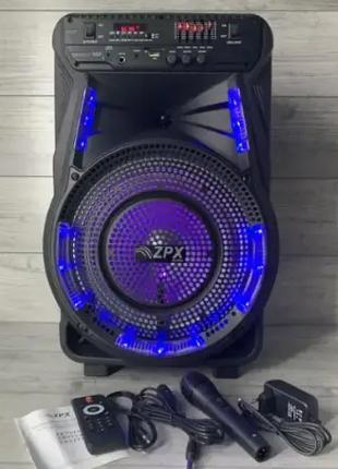 Музыкальная колонка большая, 150W с Bluetooth на аккумуляторна...