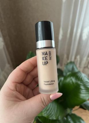 Make up factory velvet lifting foundation бархатная тональная ...