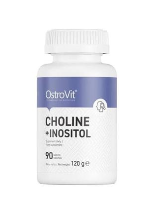 Холін + Інозитол Ostrovit Choline + Inositol 90tabs