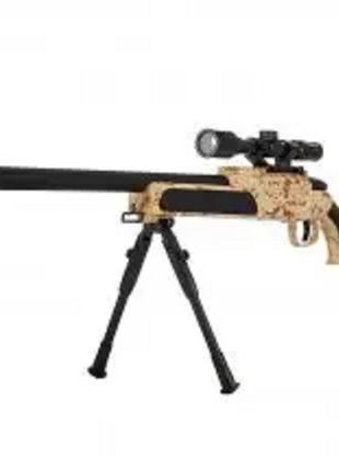 Дитяча снайперська гвинтівка оптичний приціл метал 6 мм