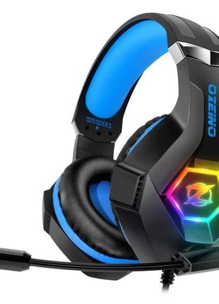 Ozeino Ігрові навушники з повітропроникним RGB-світлом і регул...