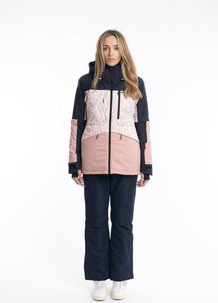 Куртка лыжная женская Just Play розовый (B2410-pink)