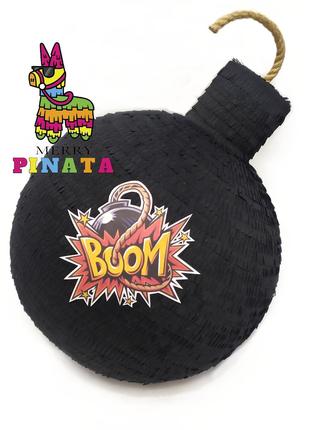 Пиньята бомба черная