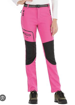 Розовые горнолыжные брюки outdoorsport водонепроницаемые на фл...