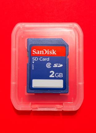 Карта пам'яті флеш SD 2 GB SanDisk