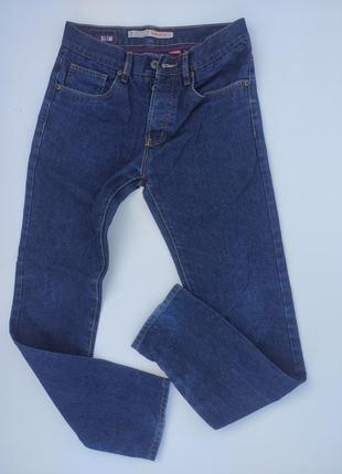 Мужские зауженные джинсы на пуговицах 30р (16)