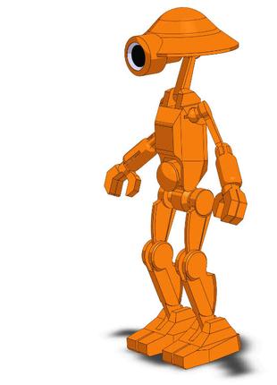 Конструктор робот пит-дроид из «Звездных войн»