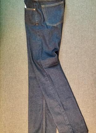 Стильные брендовые джинсы pullbear, унисекс, прямые, низкая по...