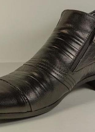 Кожаные ботинки мужские Brooman демисезонные
